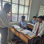 कक्षा पांचवी,आठवीं वार्षिक परीक्षा  अंतर्गत गणित विषय का पेपर हुआ संपन्न