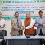 जनेकृविवि में मृदा स्वास्थ्य प्रबंधन हेतु नवीन उर्वरक प्रौद्योगिकियों पर व्याख्यान