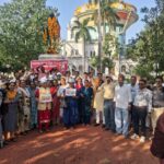 अध्यापक शिक्षक सयुंक्त मोर्चा ने सामूहिक उपवास कर सौपा ज्ञापन